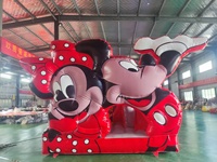 Château gonflable le plus vendu du fabricant de combinaison de toboggan de trampoline de saut gonflable de dessin animé de Mickey Mouse