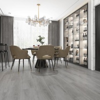 Revêtement de sol en vinyle SPC antidérapant et résistant à l'usure, style européen EIR, pour la décoration intérieure, durable, installation facile, système de clic, pour bureaux et hôtels.