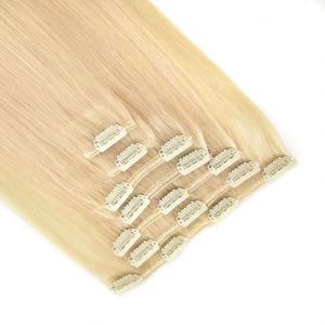 ISWEET Extensions de cheveux à clips pas chères 350g Cheveux humains Remy Extensions de cheveux à clips Volume humain 613 Fournisseur Remi - Product Image 1