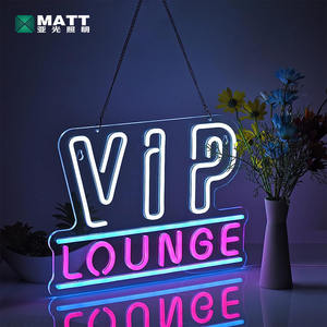Popolare VIP Lounge Led Neon Sign luci al Neon decorazione della parete per Club Bar ristorante Business VIP Group <span class=keywords><strong>Decor</strong></span> LED insegne al Neon - Product Image 4