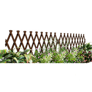 Valla de madera anticorrosión para exteriores, valla retráctil, valla para trepar en patios, estructura de rejilla, barandilla decorativa para jardín - Product Image 3