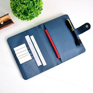 Promotion Custom Logo PU Notebook Protective Cover Loose-<b>leaf</b> Universal Handbook Multi-functional Card - Product Image 2