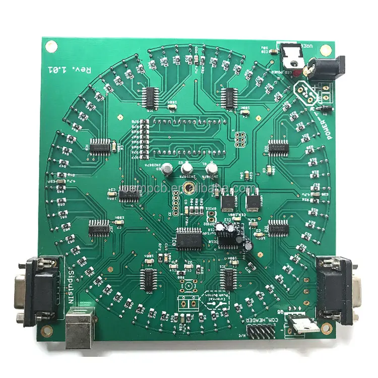 ชิปแผงวงจรอิเล็กทรอนิกส์ชิ้นส่วนประกอบ PCB หลายชั้น