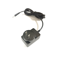 Adaptor Daya Dinding HYT AC DC 12V 2A 24V 1A dengan Colokan yang Dapat Diganti untuk Lampu LED
