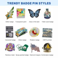 Fabricant Grossiste de Badges Métalliques Artisanaux Mignons et Personnalisés avec Logo pour Épingles en Émail, Impression UV Moderne