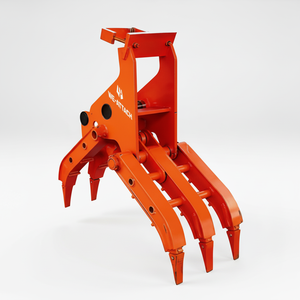 We-Attach WGM10 Maßgefertigter Bagger-Handgreifer, Hochwertig für Holz und Forstarbeiten - Product Image 1