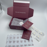 Boîte d'expédition personnalisée avec fermeture éclair pour produits de beauté, emballage cadeau, accessoires vestimentaires et livraison de produits de marque e-commerce