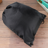 Sac à dos personnalisé en polyester imperméable avec cordon de serrage, bandoulière et logo