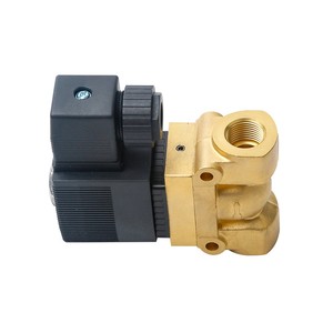 2/2 웨이 고압 솔레노이드 밸브 DC24V 일반적으로 닫힌형 공압 유체 제어 밸브 - Product Image 1