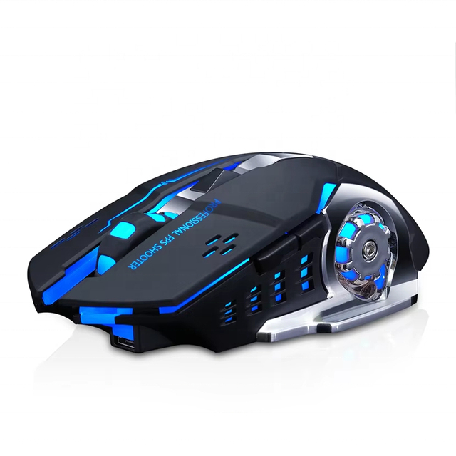 2.4G Wireless Gaming Mouse RGB Backlit Rechargeable Ergonomic Optical Sensor 6 Button Silent Gamer Mice for PC Laptop