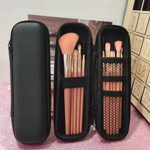 Black Cosmetic Storage Bags Waterproof Double Zipper <b>Makeup</b> Brushes Case Women Bag Portable Travel Brush Holder Pen case <b>Box</b> - Product Image 6