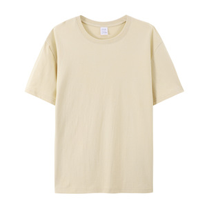 260704 T-shirt Oversize Boxy con Zip, T-shirt per Sublimazione, T-shirt Robuste, T-shirt Semplice con Scollo a V, T-shirt Oversize con Stampa a Bande - Product Image 1