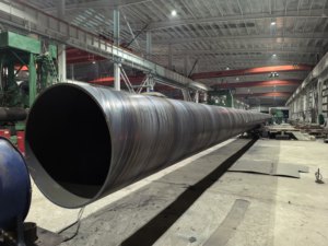 Tubería de Acero SSAW de Alta Calidad ASTM A252 GR.3 de 1800 mm con Recubrimiento 3PE Anticorrosión para Soldadura <span class=keywords><strong>y</strong></span> Corte en Estructuras de Muelles Marinos - Product Image 1