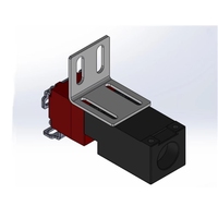 Interrupteur de sécurité pour porte, verrouillage électromagnétique à déverrouillage par alimentation avec indicateur d'état LED pour équipement d'automatisation CNC