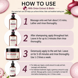 Shampooing et après-<span class=keywords><strong>shampoing</strong></span> crème <span class=keywords><strong>naturel</strong></span> végétalien à l'oignon, au romarin et à la biotine, anti-pelliculaire, nourrissant, <span class=keywords><strong>sans</strong></span> sulfate, pour les cheveux, marque privée - Product Image 3