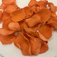 Gedroogde sinaasappelroosblaadjes confetti bruiloft biologisch afbreekbare geconserveerde bloemblaadjes bulk losse feestdecoratie gevriesdroogde bloemen zakjes