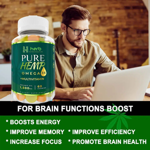 Cao cấp của nhà sản xuất cây gai dầu dầu & vitamin gấu Gummies nhãn hiệu riêng cho người lớn của Bộ nhớ ngủ & năng lượng hỗ trợ - Product Image 4