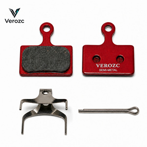 Plaquettes de frein à disque hydrauliques semi-métalliques VEROZC pour vélo, vélo électrique, frein à disque hydraulique SHIMANO Dura Ace XTR TRP TEKTRO - Product Image 1