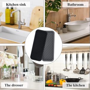 Organizzatore per Lavello in Silicone, Porta Utensili per Cucina e Bagno con Vassoio Organizzatore per Spugne - Product Image 6