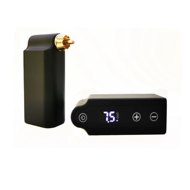 Professional Wireless Rechargeable LED Digital Display Mobile Tattoo Power Supply Connector
