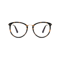 Vente en gros de lunettes optiques anti-lumière bleue rétro personnalisées, design rétro, vente chaude 2027