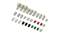 Pince de câble en nylon de type R pince organisateur de câble pinces de fil en plastique serre-câble en nylon