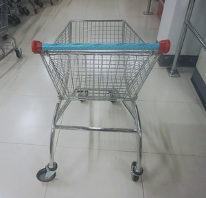 सुपरमार्केट सेक्टर के आकार के धातु कार्ट्स विशेष डिजाइन शॉपिंग ट्रॉली - Product Image 5