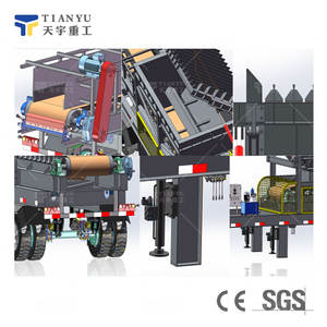 Передвижной питатель ремня с регулируемым бункером 36 "x20ft портативная система подачи - Product Image 5