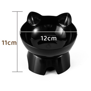 Cat Ear <b>Single</b> <b>Bowl</b> Elevated 15 Degree Angle <b>Raised</b> Pet Feeding <b>Bowl</b> For Cats <b>Dogs</b> Neck Support Modern Design - Product Image 2