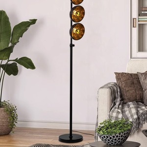 Coconut Shell Bedside Table <b>Lamp</b> E26 <b>LED</b> Eye Caring Ambient <b>Light</b> For Bedroom Cafe Decoration Vintage Style - Product Image 2