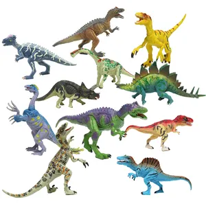 Funny plastic realistic movable jaws arms dinosaur toy