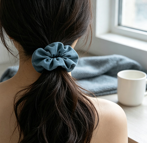 Chouchou pour cheveux bleu imprimé léopard, doux et <span class=keywords><strong>élastique</strong></span>, pour <span class=keywords><strong>queue</strong></span> <span class=keywords><strong>de</strong></span> <span class=keywords><strong>cheval</strong></span>, élégant, accessoire <span class=keywords><strong>de</strong></span> coiffure pour femme, OEM - Product Image 5