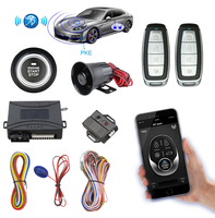 Kit de démarrage et d'arrêt à distance de la voiture, contrôle par application de téléphone mobile Bluetooth, allumage du moteur unidirectionnel, ouverture du coffre, entrée sans clé PKE, alarme de voiture