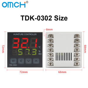 Omch TDK-0302 Series Home Automation Thermostat Intelligent Digital Display <strong>Temperature</strong> And Humidity <strong>Controller</strong> - Product Image 5