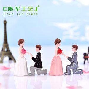 Muñecos de pareja, figuras, accesorios de decoración para la habitación de bodas, regalos de compromiso, para pedir matrimonio. - Product Image 2