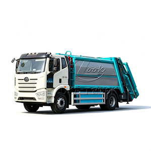 Nouveau camion de compression des déchets FAW J6 4x2 13CBM, camion de collecte des ordures hydraulique - Product Image 1