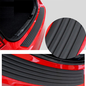 <span class=keywords><strong>Protector</strong></span> de Parachoques Trasero para Coche Goma Universal Negra Resistente a Arañazos, Cubierta de Moldura para Puerta de <span class=keywords><strong>Maletero</strong></span> Accesorio para SUV - Product Image 3