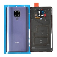 Coque de batterie d'origine pour Huawei Mate 20 X EVR-L29 + cadre de caméra pour Huawei Mate 20X Mate20 X, coque arrière + autocollant
