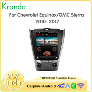 Radio con Pantalla Táctil Android de 9.7 Pulgadas para Automóvil Krando, Unidad Principal para Chevrolet <span class=keywords><strong>Equinox</strong></span> 2010-2017, Sistema de Navegación Estéreo para Automóvil, Carplay Inalámbrico, WIFI 4G - Product Image 3