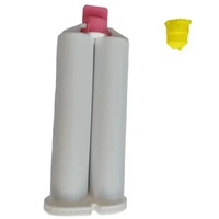 Matériau d'empreinte dentaire en silicone de haute qualité, double flacon, à usage unique, corps liquide 50ml, bleu, pour blanchiment dentaire
