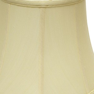HMS 16 \ "paralume con campana in bianco antico Monay Shantung elegante stile Vintage cover e sfumature - Product Image 3