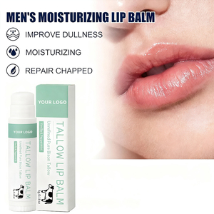 Marque privée Lèvres réparatrices <span class=keywords><strong>Ultra</strong></span> hydratantes nourries à l'herbe Suif <span class=keywords><strong>Baume</strong></span> à lèvres Traitement Chapstick Peptide <span class=keywords><strong>Baume</strong></span> à lèvres pour hommes - Product Image 2