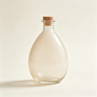 Bouteille en verre en forme d'étoile