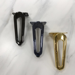 Lu Ye Furniture Legs 15Cm Carbon Steel Plated Gold <b>Black</b> Blue For Sofa Coffee Table Cabinet Bed <b>Bathroom</b> Vanity - Product Image 1