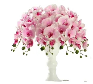 9 heads artificial orchid flower PU material real touch orchid