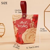 Boîte à bonbons de mariage en bois de style européen, écologique et recyclable, avec ruban, emballage cadeau pour chocolats, pour les cadeaux de fête