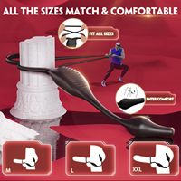 Jouets sexuels pour adultes Masseur de prostate Plug anal Bouchon anal vibrant avec 9 modes de rotation vibrants Jouets anaux Vibrateur Hommes Femmes