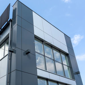 Pvdf涂层银灰色外墙立面装饰复合板ACP Alucobond铝板 - Product Image 2