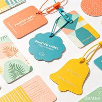 Étiquettes suspendues en papier recyclé écologiques, étiquettes de vêtements personnalisées pour les marques de vêtements