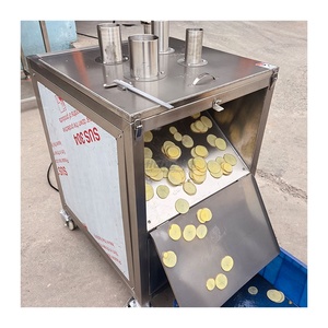 Cortadora Comercial de Plátanos, Naranjas y Limones, Rebanadora de Empuje para Rebanadas Finas, Alta Calidad, Mejor Precio, Máquina Cortadora de Frutas - Product Image 1
